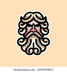 Zeuz mascot illustration logo design