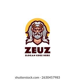 Zeuz mascot Logo Design Template
