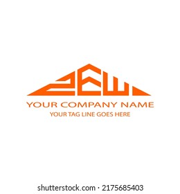 ZEW letter logo creative design with vector graphic