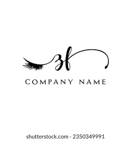 ZF Logo-Logo-Logo-Wimpernvektor