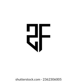 ZF Letter Logo Design, Inspiration for a Unique Identity. Modern Elegance and Creative Design. Watermark Your Success with the Striking this Logo.