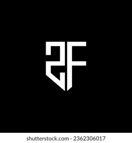 ZF Letter Logo Design, Inspiration for a Unique Identity. Modern Elegance and Creative Design. Watermark Your Success with the Striking this Logo.