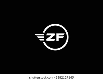 ZF Logo Design And Monogram Logo