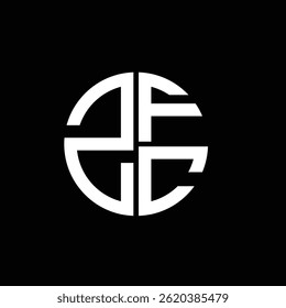 ZFC  logo ZFC  icon ZFC  vector  monogram  letter  minimalist ZFC triangle  flat Unique modern flat abstract logo design.
