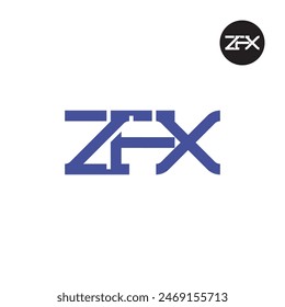 ZFX Logo Letter Monogram Design