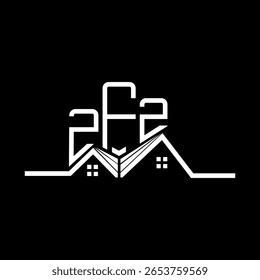ZFZ Diseño de logotipo de bienes raíces, ZFZ logotipo simple y moderno. Diseño de alfabeto de lujo ZFZ  