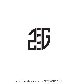 ZG-Laubkonzept mit hochwertigem professionellem Design, das in allen Printmedien gut gedruckt werden kann