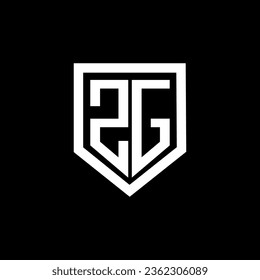 ZG Letter Logo Design, Inspiration for a Unique Identity. Modern Elegance and Creative Design. Watermark Your Success with the Striking this Logo.
