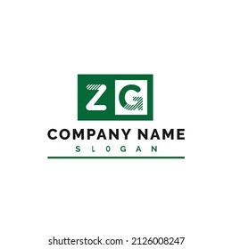 ZG Logo Design. ZG Letter Logo Vector Illustration - Vector