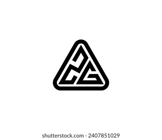 ZG Logo design vector template