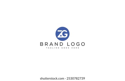 ZG logo design vector template design for brand