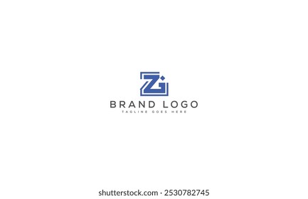 ZG logo design vector template design for brand