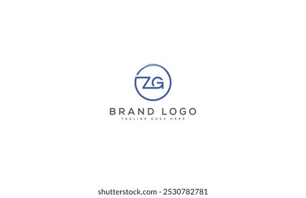 ZG logo design vector template design for brand