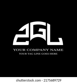 ZGL letter logo creative design with vector graphic