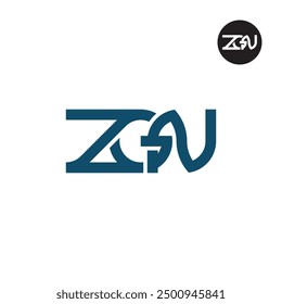 ZGN Logo Letter Monogram Design