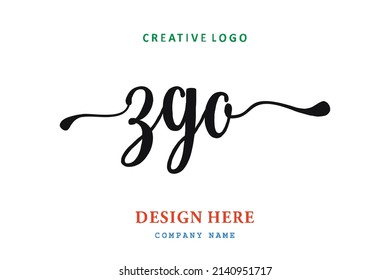 ZGO lettering logo is simple, easy to understand and authoritative