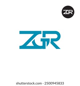 ZGR Logo Letter Monogram Design