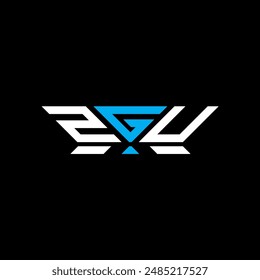 ZGU letter logo vector design, ZGU simple and modern logo. ZGU luxurious alphabet design  