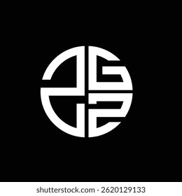 ZGZ logo ZGZ icon ZGZ Vector ZGZ monograma ZGZletter ZGZminimalist ZGZtriangle ZGZflat Diseño de logotipo abstracto plano moderno único.
