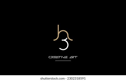ZH, HZ, Z, H abstract letters logo monogram