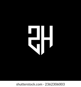 ZH Letter Logo Design, Inspiration for a Unique Identity. Modern Elegance and Creative Design. Watermark Your Success with the Striking this Logo.