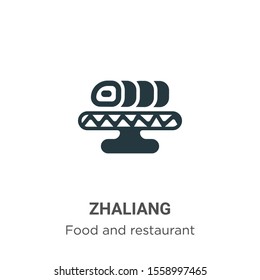 Zhaliang vector icon on white background. Flat vector zhaliang icon symbol sign from modern food and restaurant collection for mobile concept and web apps design.