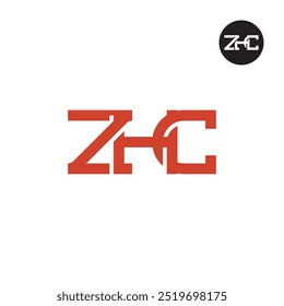 ZHC Logo Letter Monogram Design