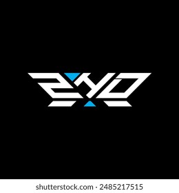 Diseño de Vector de logotipo de letra ZHD, logotipo simple y moderno ZHD. Diseño de alfabeto de lujo ZHD  