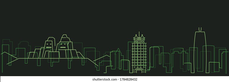 Zhengzhou Futurist Technology Light Trace Skyline