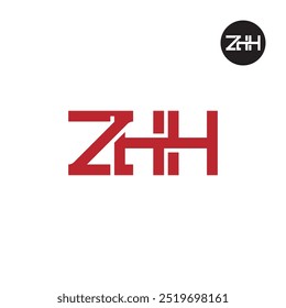 ZHH Logo Letter Monogram Design