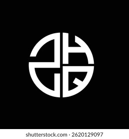 ZHQ logo ZHQ icon ZHQ Vector ZHQ monograma ZHQletter ZHQminimalist ZHQtriangle ZHQflat Diseño de logotipo abstracto plano moderno único.
