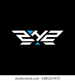 ZHZ letter logo vector design, ZHZ simple and modern logo. ZHZ luxurious alphabet design  