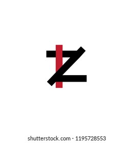 ZI Letter Logo Vector
