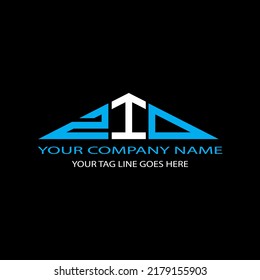 ZID letter logo creative design with vector graphic