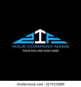 ZIF letter logo creative design with vector graphic