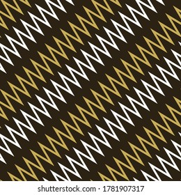 Zig Zag background pattern. Geometric wallpaper texture. Abstract pattern for fabric, tile, interior design or wallpaper. Background vector image