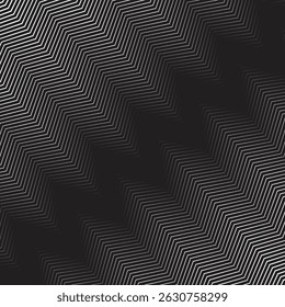 Zig zag black and white seamless pattern