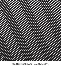 Zig Zag schwarz-weiß nahtloses Muster