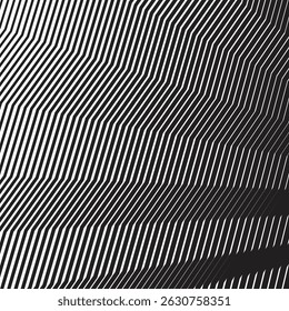 Zig Zag schwarz-weiß nahtloses Muster