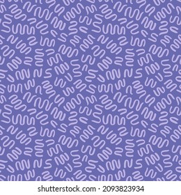 El trazo del pincel de zag Zig fue ininterrumpido. Fondo del vector dibujado a mano con curvas. Textura ondulada ondulada.