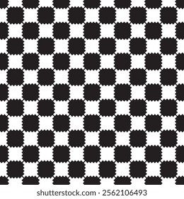 Zig zag check pattern vector background. Seamless pattern background.