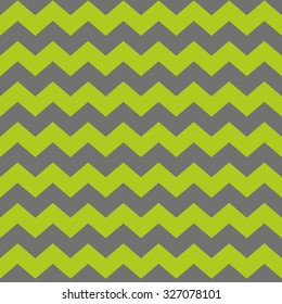 Zig zag chevron green and grey tile vector pattern