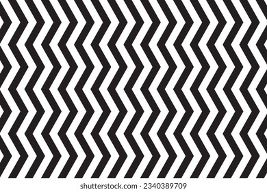 Zig zag chevron mint green and white tile pattern. eps 10