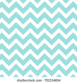 Zig zag chevron mint green and white tile pattern