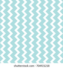 Zig zag chevron mint green and white tile pattern