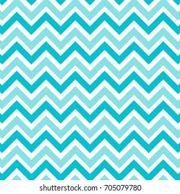 Zig zag chevron mint green and white tile pattern