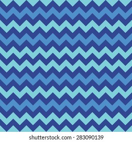 Zig zag classic colorful vector seamless pattern on background