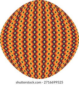 zickzack bunt geometrisch Vektor Hintergrund