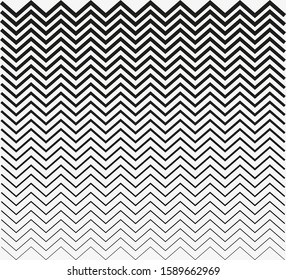 Zig zag horizontal lines. Vector illustration, flat design.