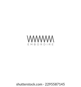 zig zag line firm vector abstract logo icon